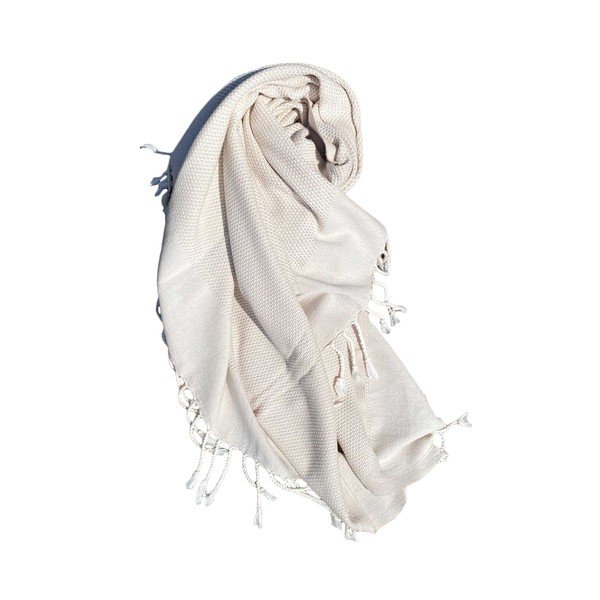 Bež pamučna dekica za plažu 90x175 cm Retro – Foutastic-image-4