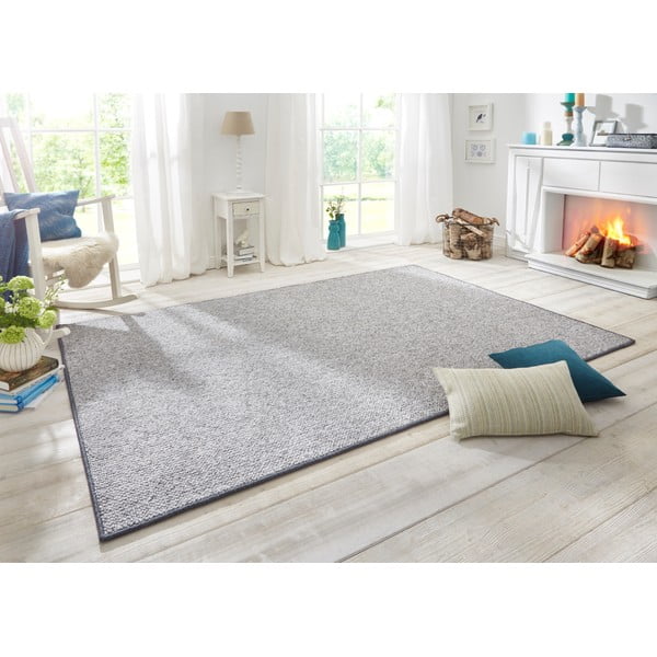 Sivi tepih 60x90 cm Wolly – BT Carpet-image-1