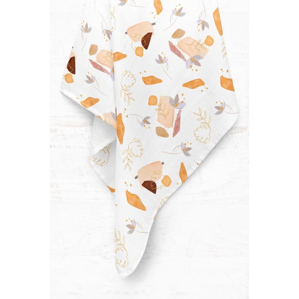 Bijela deka za bebe od muslina 75x100 cm Boho – Mijolnir-image-2