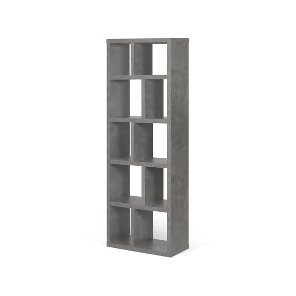 Siva biblioteka u betonskom dekoru 70x198 cm Berlin – TemaHome-image-3