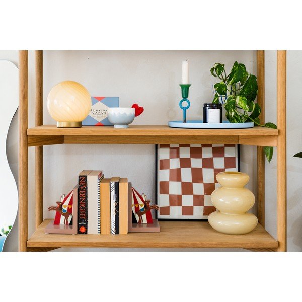 Svijetlo žuta stolna lampa sa staklenim sjenilom (visina 17 cm) Summer Globe – Leitmotiv-image-1