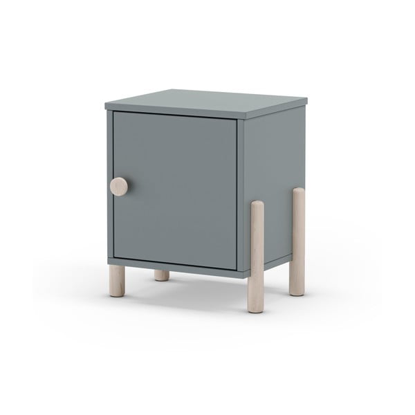 Dječji noćni ormarić prljavo zeleni od masivnog bora Enola – Marckeric-image-3