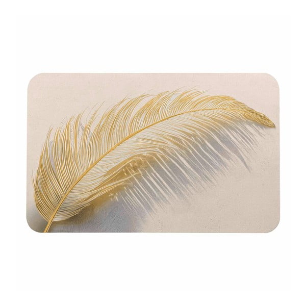 Svjetlo smeđa kupaonska prostirka 50x80 cm Angelica – douceur d'intérieur