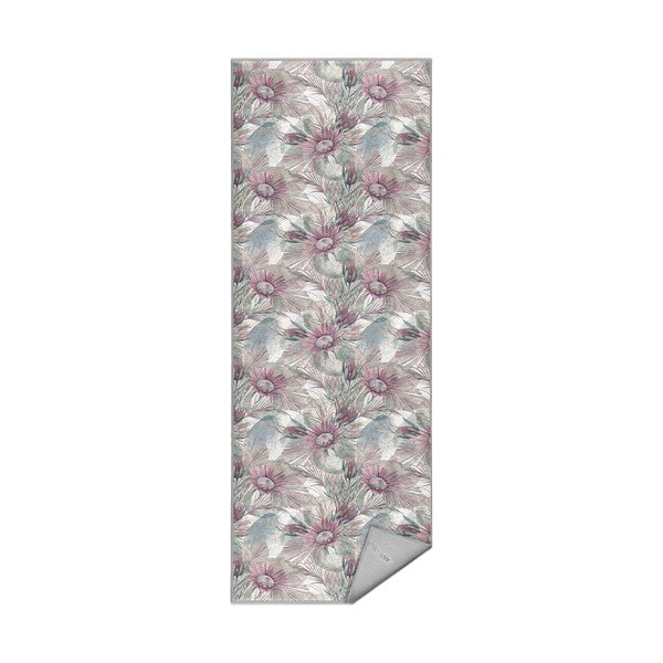 Ljubičasta/siva perivia staza 80x200 cm Dusty Flowers – Mila Home