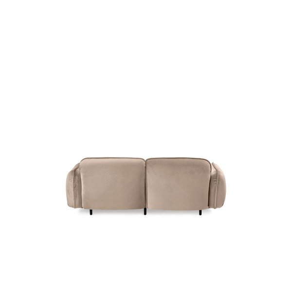 Bež baršunasti sofa 188 cm Bean – EMKO-image-4
