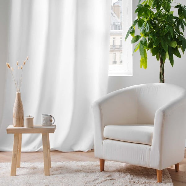 Bijela termo izolacijska zavjesa od mikrovlakana 135x260 cm Micropolar – douceur d'intérieur-image-4