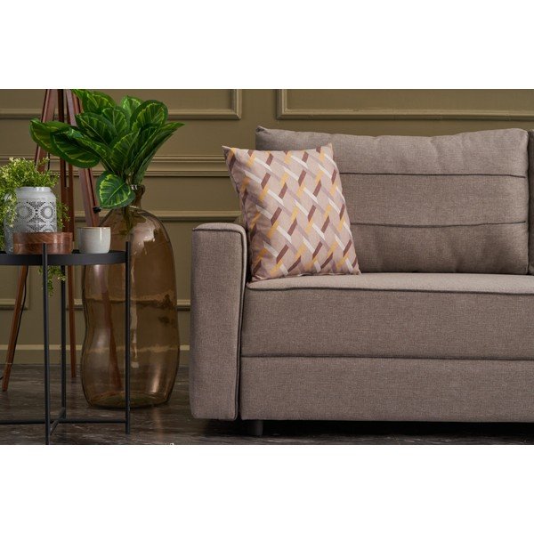 Svjetlo smeđa sklopiva sofa 215 cm Ece – Artie-image-4