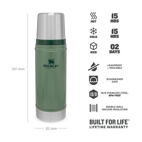 Zelena termosica sa šalicom 470 ml – Stanley-image-4