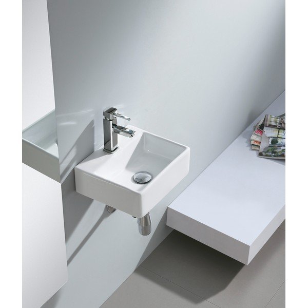 Bijeli keramički umivaonik za WC 33,5x29 cm Giulia – Sapho-image-1