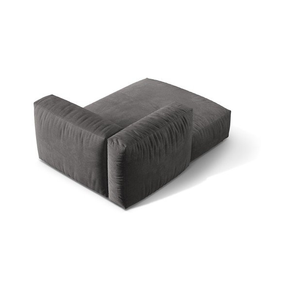 Siva baršunasti modularna sjedeća garnitura (s lijevim kutom) Martina – Micadoni -image-2