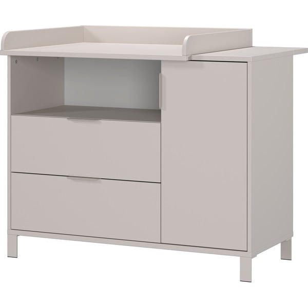 Krem dječja komoda s promjenjivim stolom 115x102x77 cm Alkmaar – Germania-image-3