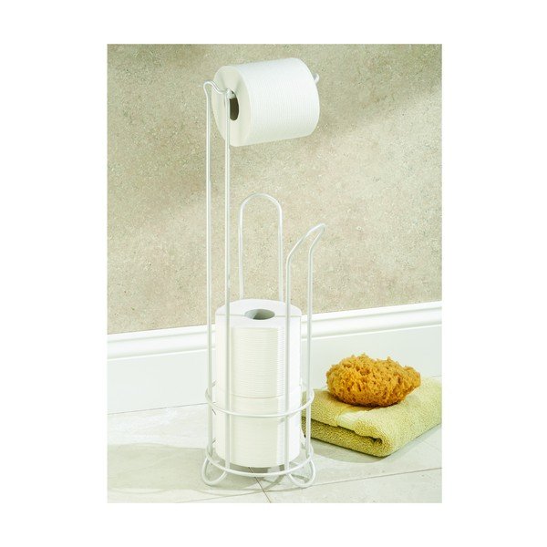 Bijeli željezan držač za WC papir Classico – iDesign-image-4