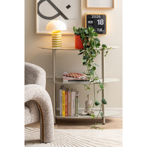 Sivi metalni regal 90x82x28 cm Riqueza – Leitmotiv-image-3