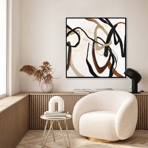 Ručno oslikana slika 100x100 cm Once Again – Malerifabrikken-image-1