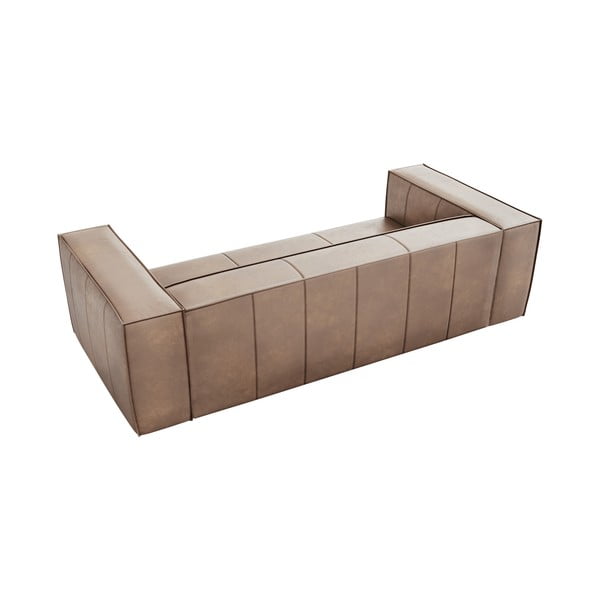 Svijetlosmeđi kožni kauč 227 cm Madame - Windsor & Co Sofas-image-4