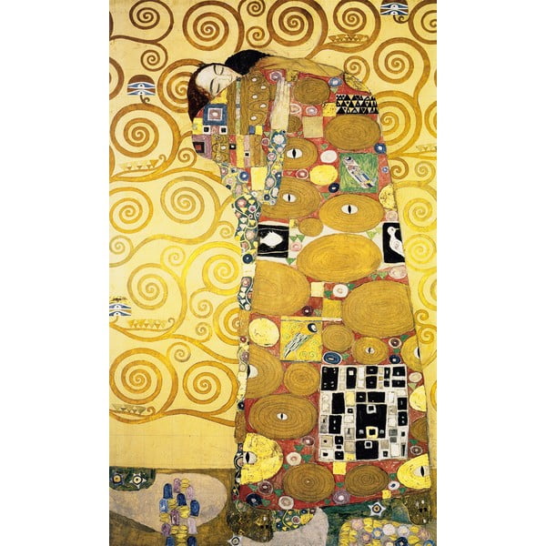 Reprodukcija slike Gustava Klimta Fulfillment, 30 x 50 cm