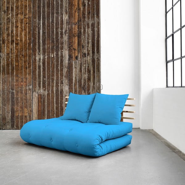 Sofa na razvlačenje Karup Shin Sano Natur / Horizon Blue