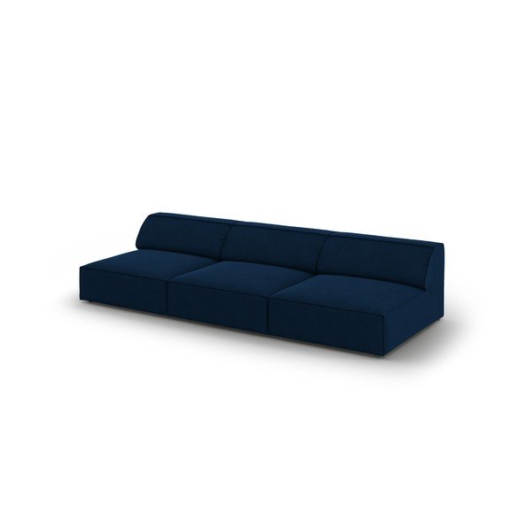 Tamno plava baršunasta sofa 240 cm Jodie – Micadoni Home-image-4