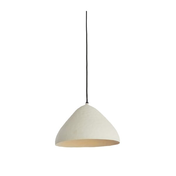 Krem viseća svjetiljka ø 32 cm Elimo – Light & Living