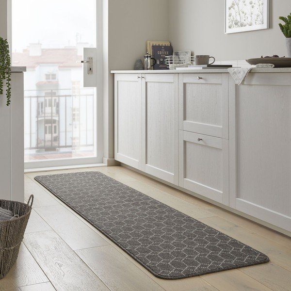 Tamno siva perivia staza 57x230 cm Argyll – Flair Rugs-image-1