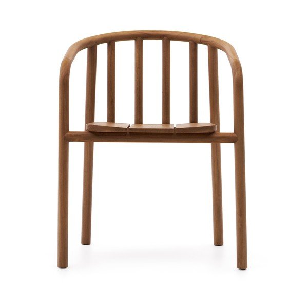 Vrtna stolica od masivnog drveta u prirodnoj boji Turqueta – Kave Home-image-2