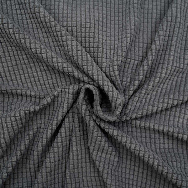 Antracitno siva rastezljiva presvlaka za sjedeću garnituru trosjed Sacha – douceur d'intérieur-image-1