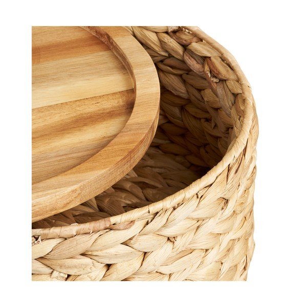 Košare u setu 3 kom od vodenog zumbula ø 30x15 cm Botofte – House Nordic-image-3