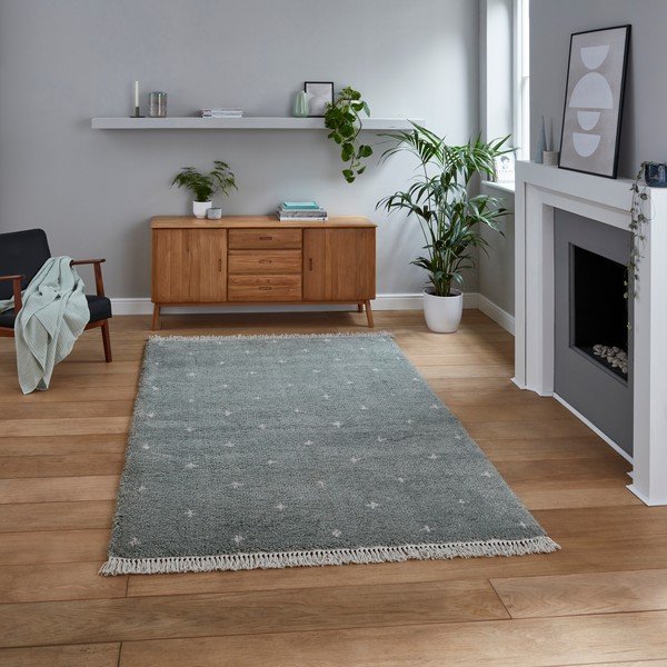 Mint zeleni tepih Think Rugs Boho Dots, 120 x 170 cm-image-1