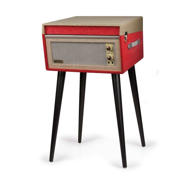 Crveni gramofon na nogama Crosley Bermuda-image-4
