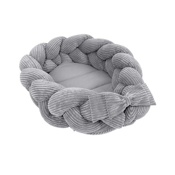 Sivo gnijezdo za bebe 47x70 cm – Meowbaby
