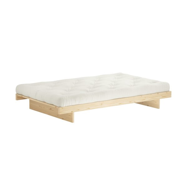 Krevet od masivnog bora s podnicom 90x200 cm u prirodnoj boji Kanso – Karup Design-image-3