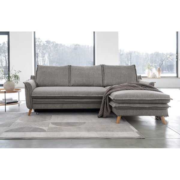 Siva sklopiva kutna garnitura (s desnim kutom) Charming Charlie – Miuform-image-1