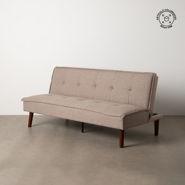 Sivo-bež sklopiva sofa od šenila 181 cm – Ixia-image-1