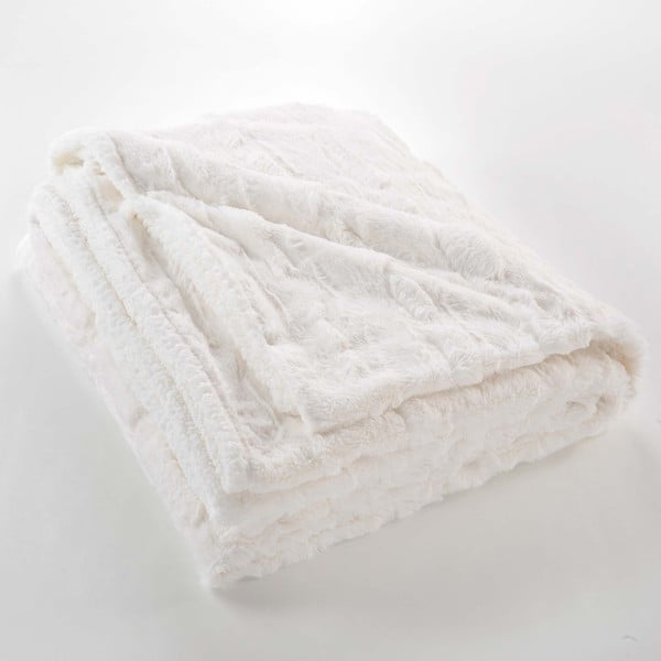 Krem deka od mikropliša 180x220 cm Foxy – douceur d'intérieur