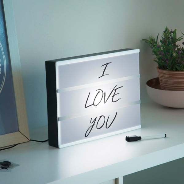 Svjetlosna ploča sa slovima i olovkom InnovaGoods Cinema Box-image-1