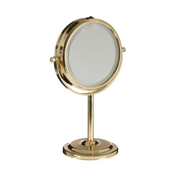 Kozmetičko ogledalo s osvjetljenjem/povećavajuće (s povećanjem 2x) ø 15 cm Cassini – Premier Housewares-image-2