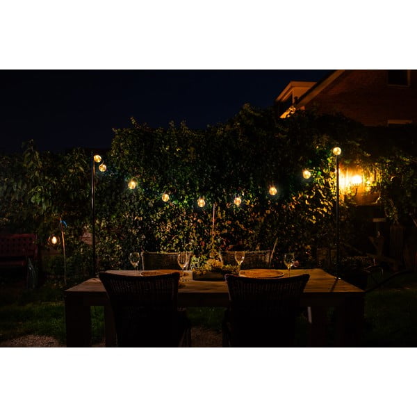 Svjetleći lanac broj žarulja 10 kom sa solarnim panel dužina 220 cm – Esschert Design-image-4