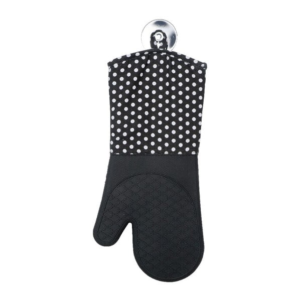 Set od 2 crne silikonske kuhinjske rukavice Wenko Oven-image-3