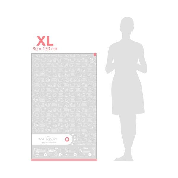 Vakuum vrećice za odjeću u setu 3 kom Vacuum XL – Compactor-image-3