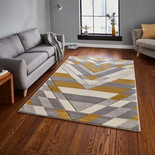 Žuto-bež tepih Think Rugs Pembroke, 80 x 150 cm
