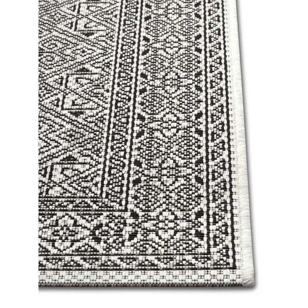 Crno-bež vanjski tepih NORTHRUGS Cuadrado, 70 x 140 cm-image-2