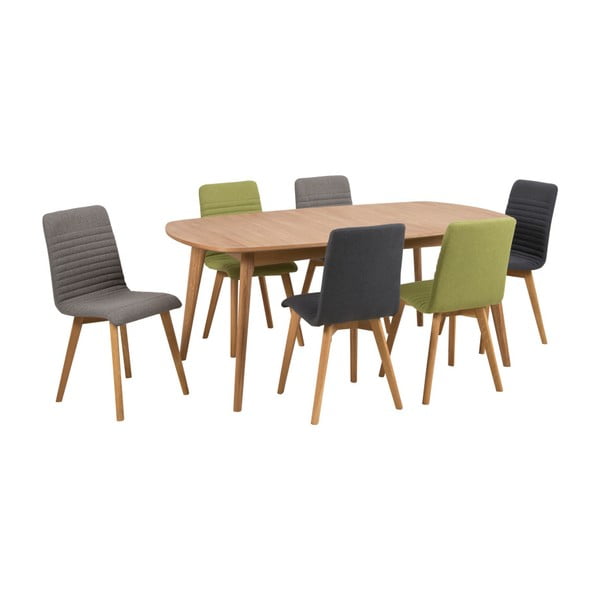 Set s dvije svijetlosive stolice za blagovaonicu Actona Arosa-image-3