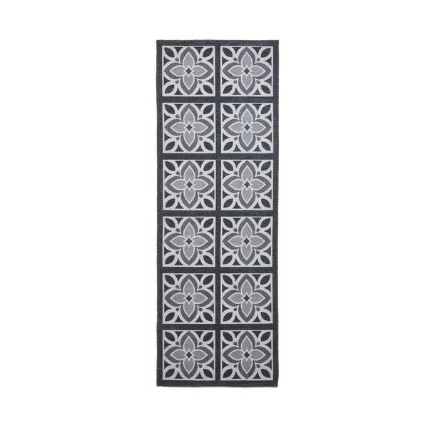 Tamno siva periva staza 76x230 cm Victoria Grey – Think Rugs