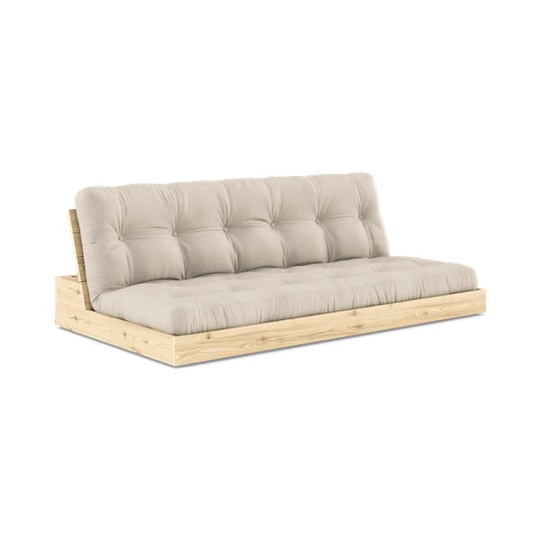 Bež sklopiva sofa 196 cm Base – Karup Design