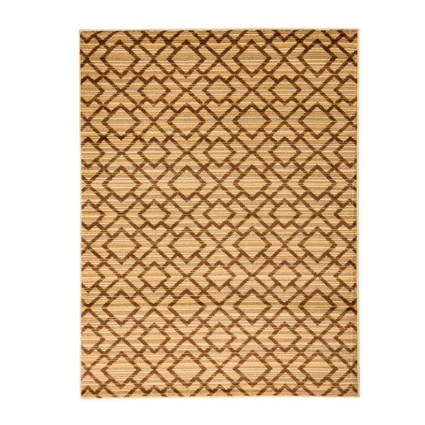 Smeđi vrlo izdržljivi tepih Floorita Inspiration Ludmo, 165 x 235 cm