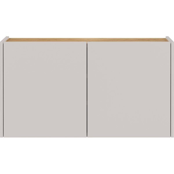 Krem viseći ormarić u dekoru hrasta 93x52x29 cm Libbiano – Germania-image-2