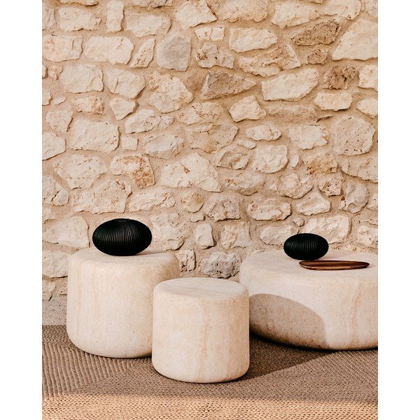 Okrugao vrtni stolić betonski ø 60 cm Drasi – Kave Home-image-4