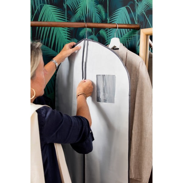 Bijela viseća zaštitna torba za odjeću Compactor Suit Bag White-image-1