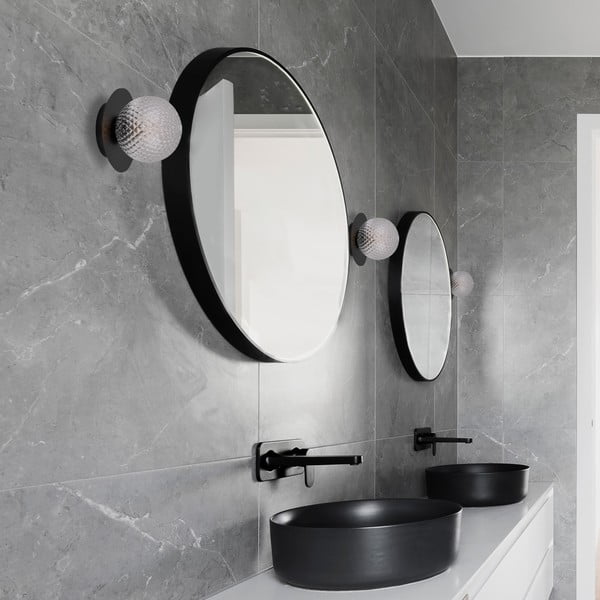 Crna stropna svjetiljka SULION Musa, ø 14 cm-image-4