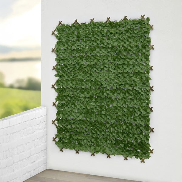Zeleni plastičan balkonski zastor 300x100 cm Ivy – Maximex-image-4